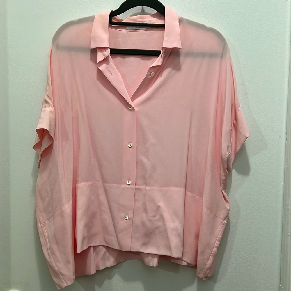 Everlane women's square silk shirt - sz 6